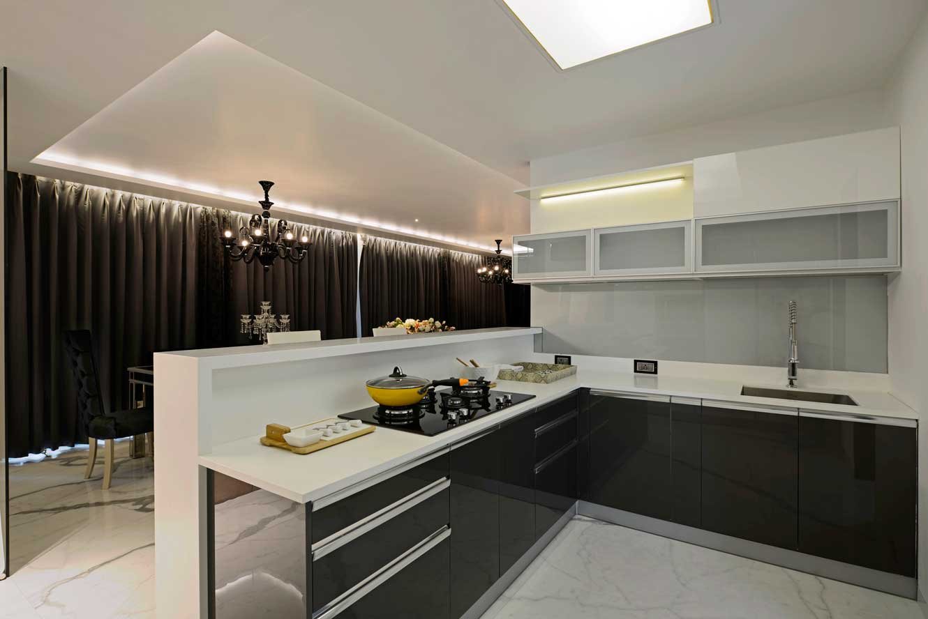 Kitchen first view of f residences